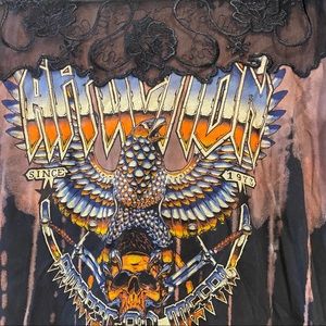 Affliction American Metal Shirt W/Lace Inset